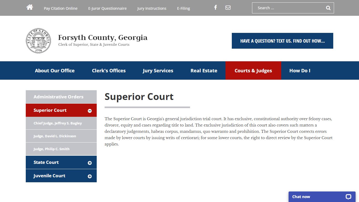 Superior Court - forsythclerk.com
